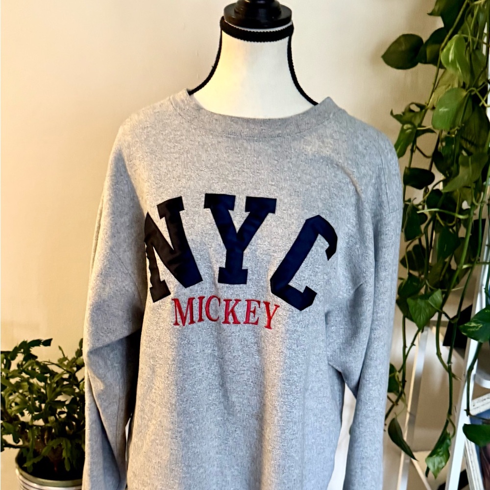 Disney Heather Gray Sweatshirt